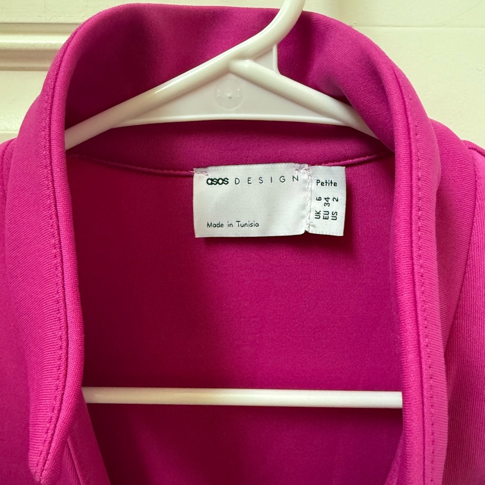 ASOS Petite Fuchsia Mini Dress - Picture 5 of 9